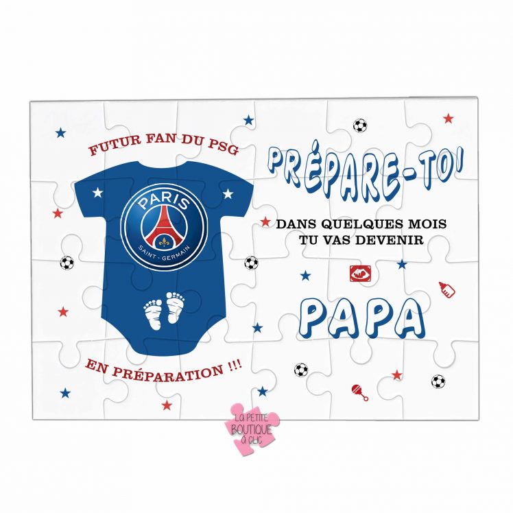 Puzzle Annonce Grossesse Foot PSG